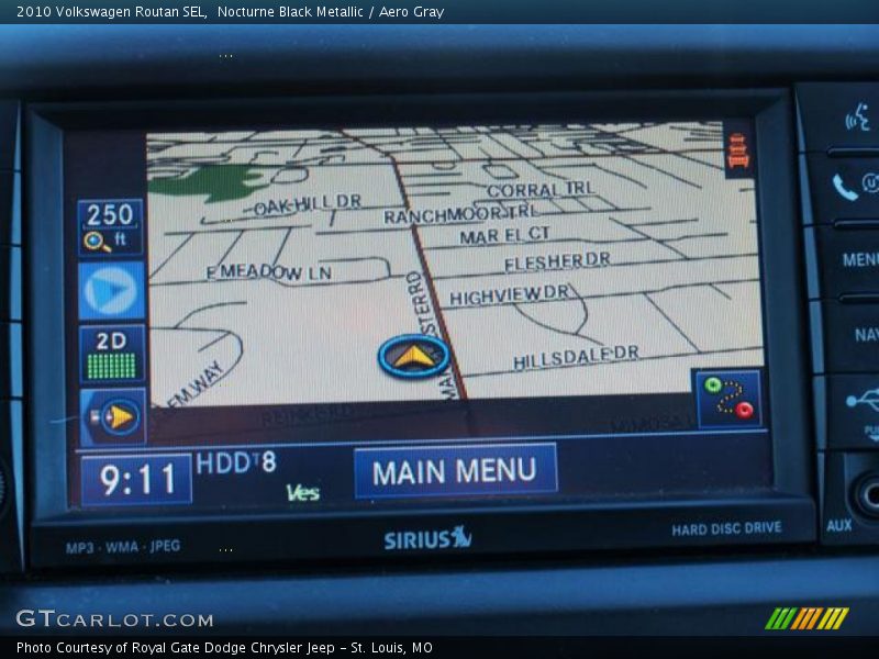 Nocturne Black Metallic / Aero Gray 2010 Volkswagen Routan SEL