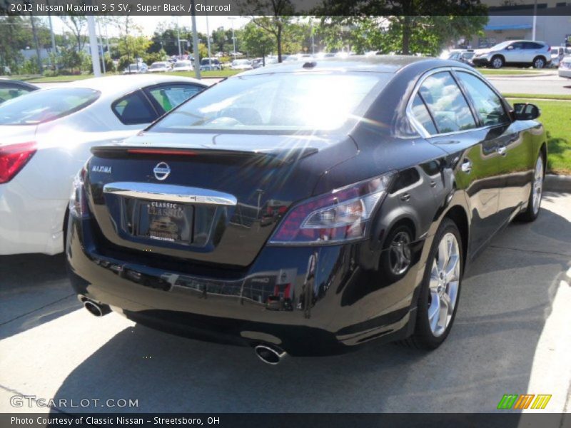 Super Black / Charcoal 2012 Nissan Maxima 3.5 SV