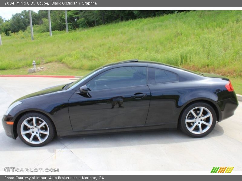 Black Obsidian / Graphite 2004 Infiniti G 35 Coupe