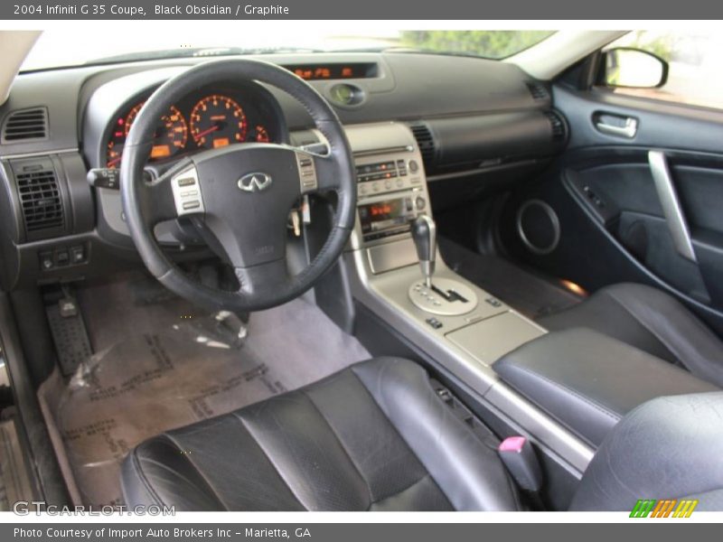 Black Obsidian / Graphite 2004 Infiniti G 35 Coupe