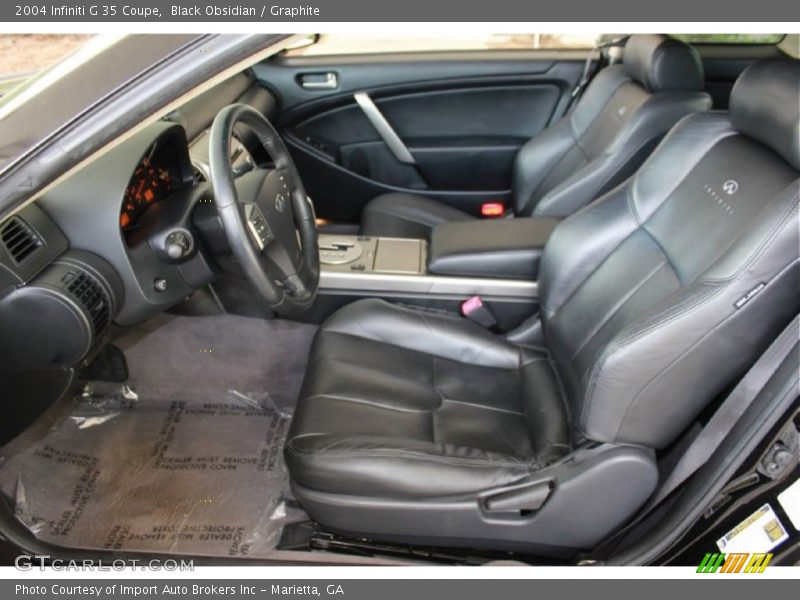 Black Obsidian / Graphite 2004 Infiniti G 35 Coupe