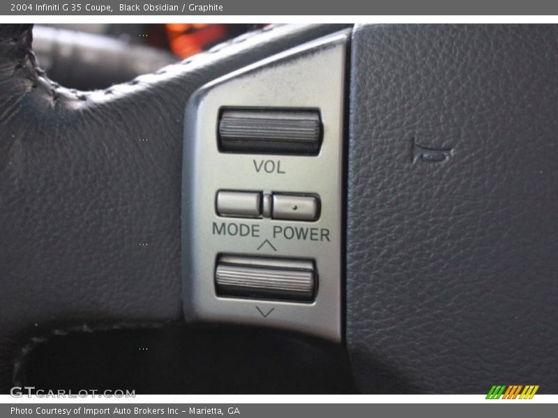Black Obsidian / Graphite 2004 Infiniti G 35 Coupe