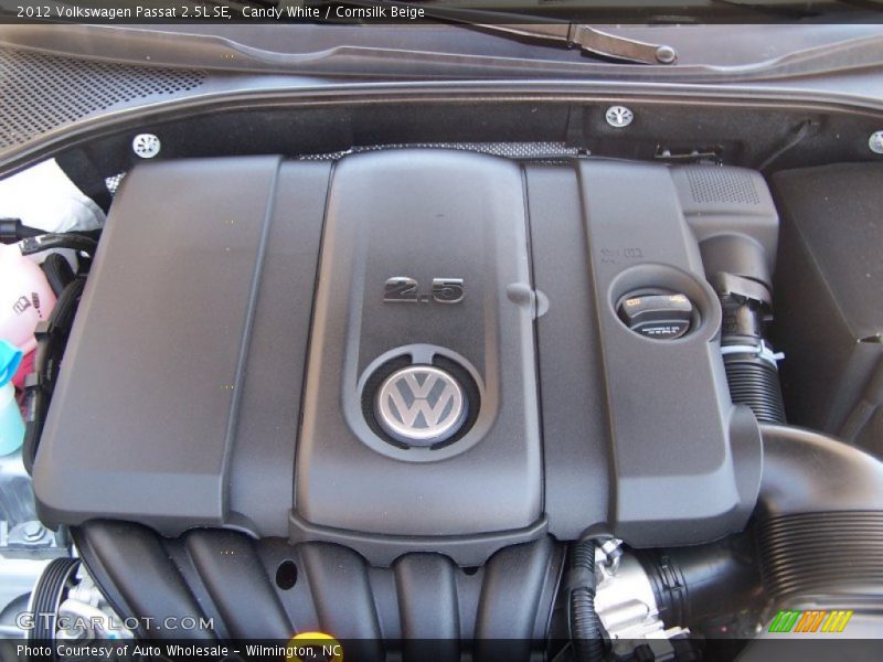 Candy White / Cornsilk Beige 2012 Volkswagen Passat 2.5L SE
