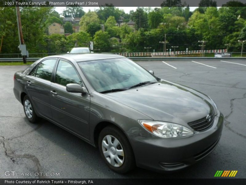 Phantom Gray Pearl / Stone 2003 Toyota Camry LE