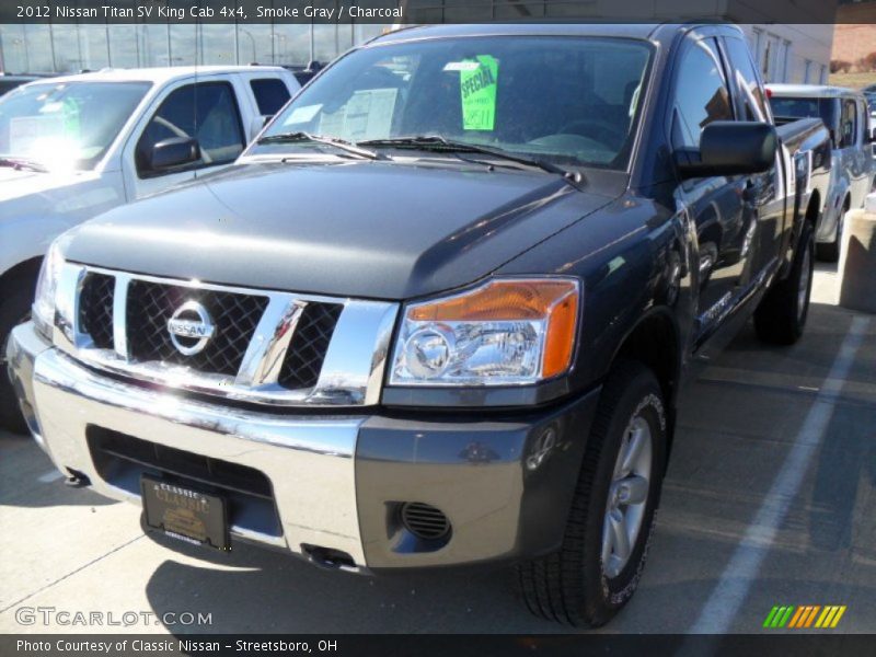 Smoke Gray / Charcoal 2012 Nissan Titan SV King Cab 4x4