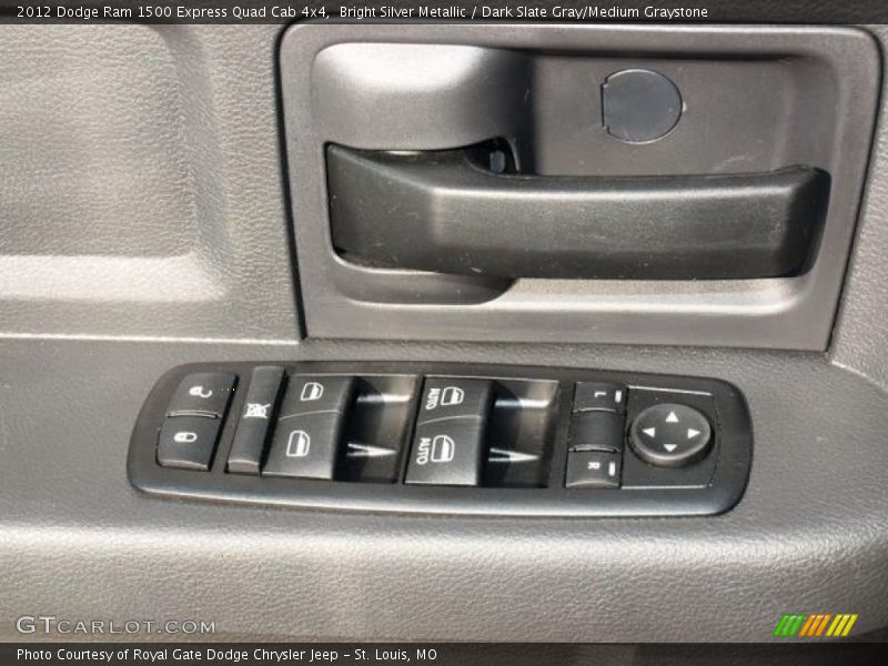 Bright Silver Metallic / Dark Slate Gray/Medium Graystone 2012 Dodge Ram 1500 Express Quad Cab 4x4