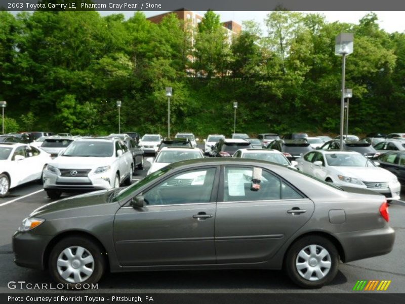 Phantom Gray Pearl / Stone 2003 Toyota Camry LE