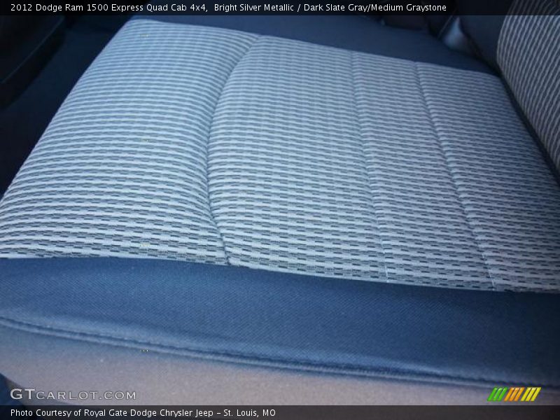 Bright Silver Metallic / Dark Slate Gray/Medium Graystone 2012 Dodge Ram 1500 Express Quad Cab 4x4