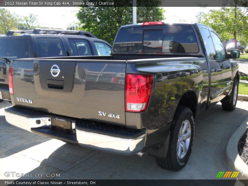 Smoke Gray / Charcoal 2012 Nissan Titan SV King Cab 4x4