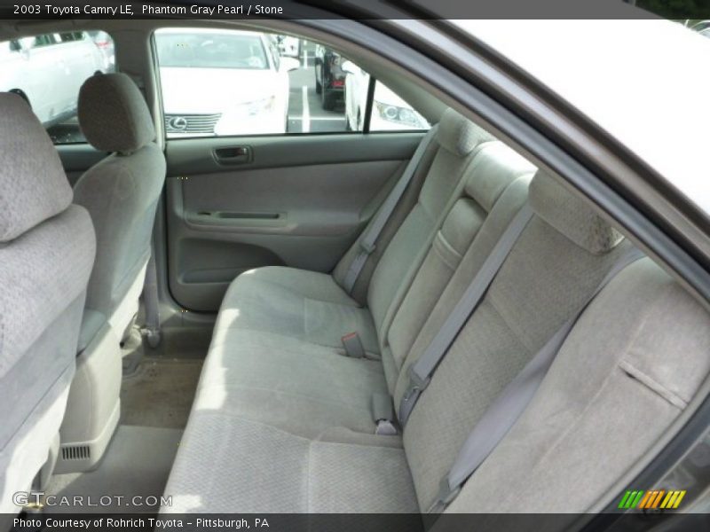 Rear Seat of 2003 Camry LE