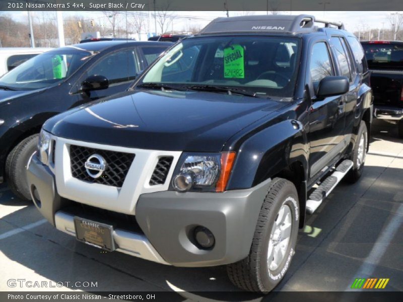 Super Black / Gray 2012 Nissan Xterra S 4x4