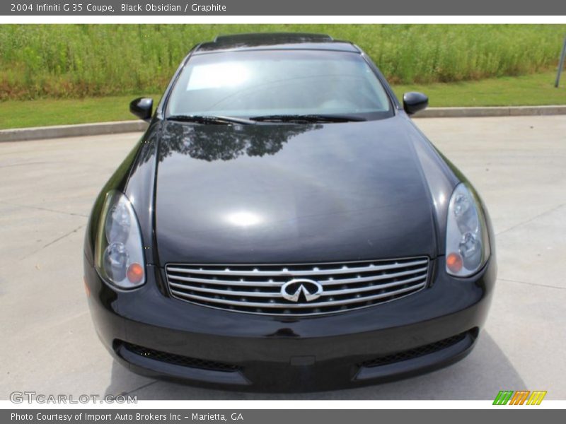 Black Obsidian / Graphite 2004 Infiniti G 35 Coupe