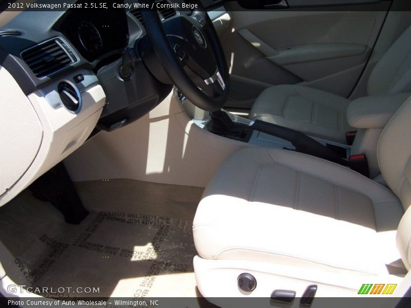 Candy White / Cornsilk Beige 2012 Volkswagen Passat 2.5L SE