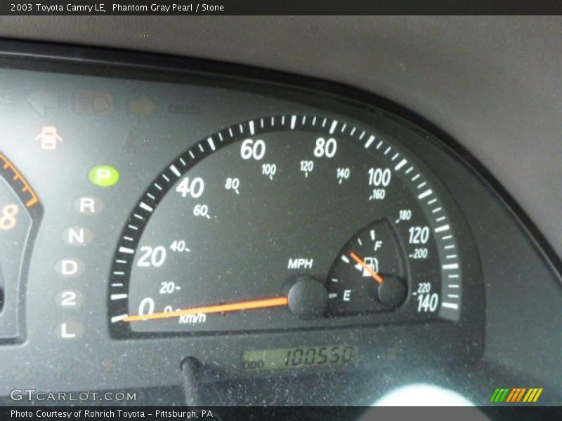 Phantom Gray Pearl / Stone 2003 Toyota Camry LE