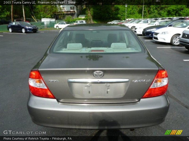 Phantom Gray Pearl / Stone 2003 Toyota Camry LE