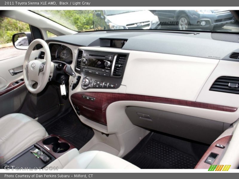 Black / Light Gray 2011 Toyota Sienna XLE AWD
