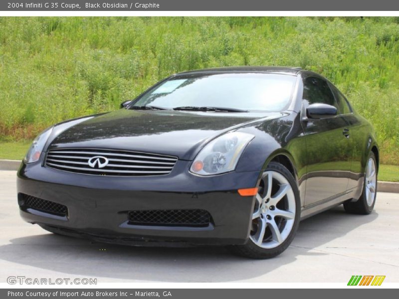 Black Obsidian / Graphite 2004 Infiniti G 35 Coupe