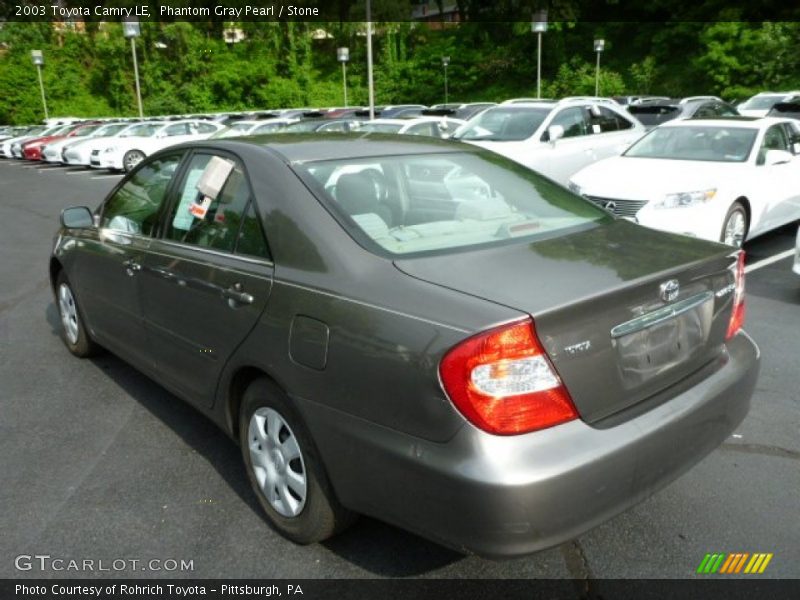 Phantom Gray Pearl / Stone 2003 Toyota Camry LE