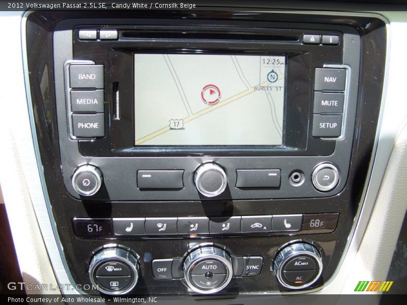 Candy White / Cornsilk Beige 2012 Volkswagen Passat 2.5L SE