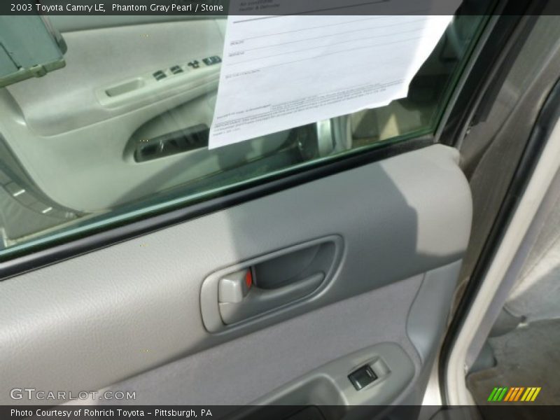 Phantom Gray Pearl / Stone 2003 Toyota Camry LE