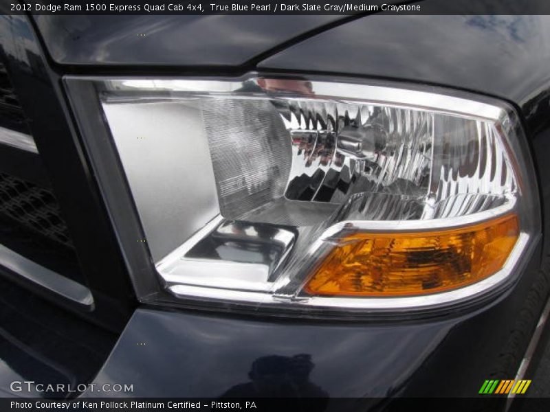True Blue Pearl / Dark Slate Gray/Medium Graystone 2012 Dodge Ram 1500 Express Quad Cab 4x4