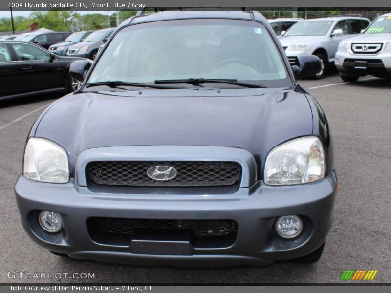 Moonlit Blue / Gray 2004 Hyundai Santa Fe GLS