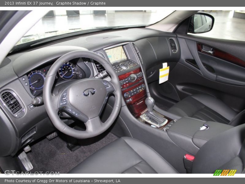  2013 EX 37 Journey Graphite Interior