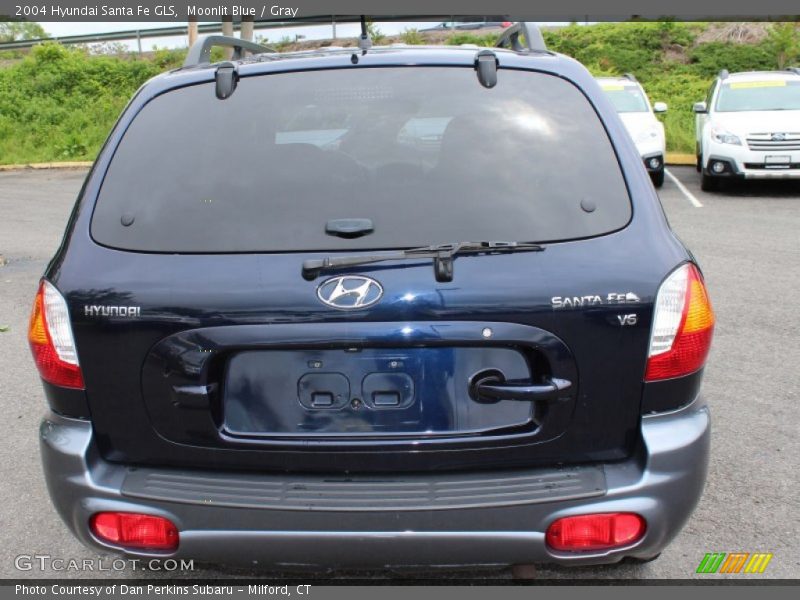 Moonlit Blue / Gray 2004 Hyundai Santa Fe GLS