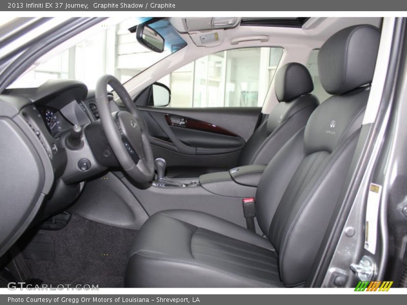  2013 EX 37 Journey Graphite Interior