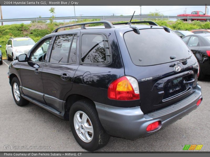 Moonlit Blue / Gray 2004 Hyundai Santa Fe GLS