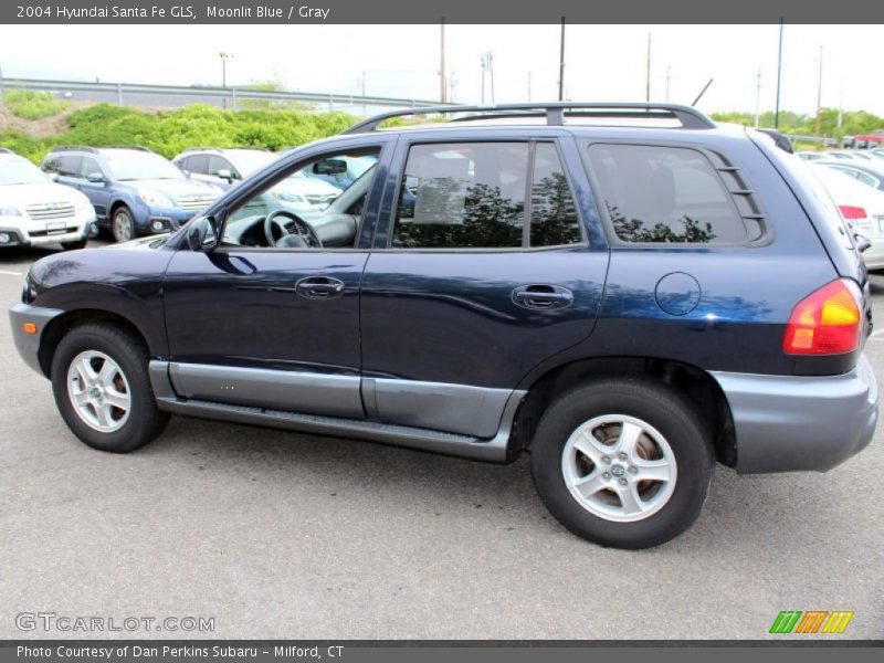 Moonlit Blue / Gray 2004 Hyundai Santa Fe GLS