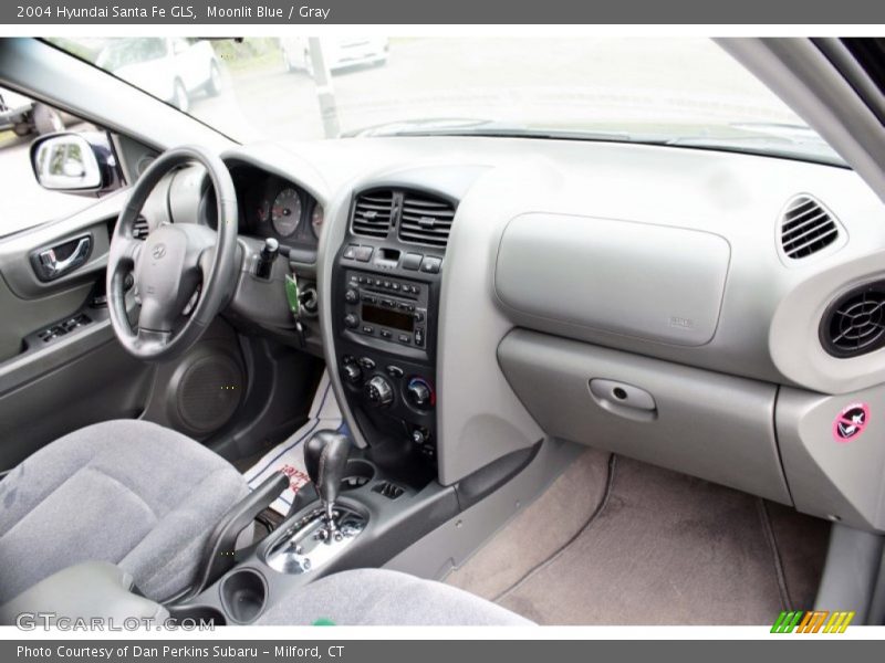 Moonlit Blue / Gray 2004 Hyundai Santa Fe GLS