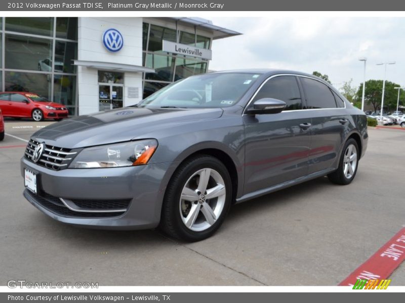 Platinum Gray Metallic / Moonrock Gray 2012 Volkswagen Passat TDI SE