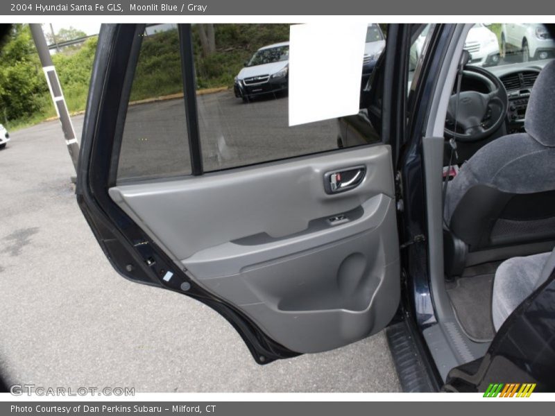 Moonlit Blue / Gray 2004 Hyundai Santa Fe GLS