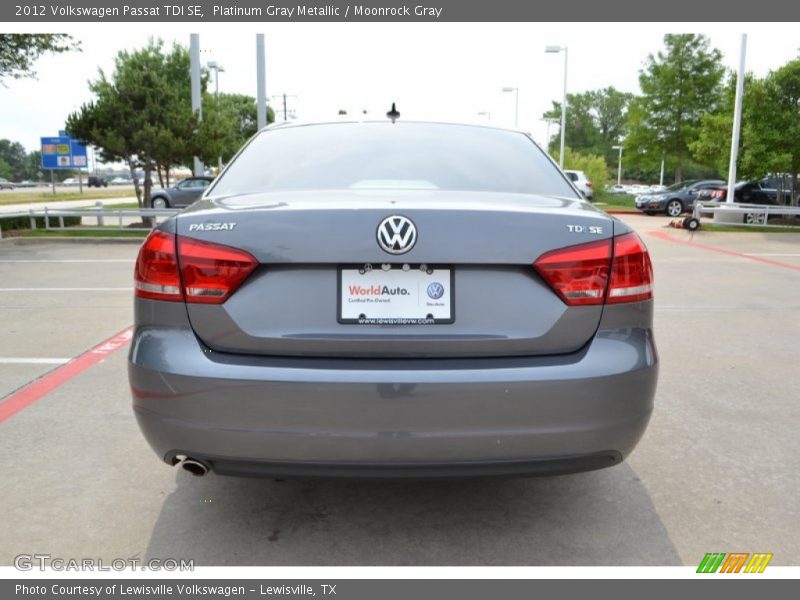 Platinum Gray Metallic / Moonrock Gray 2012 Volkswagen Passat TDI SE