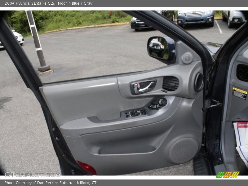 Moonlit Blue / Gray 2004 Hyundai Santa Fe GLS