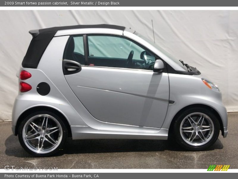 Silver Metallic / Design Black 2009 Smart fortwo passion cabriolet