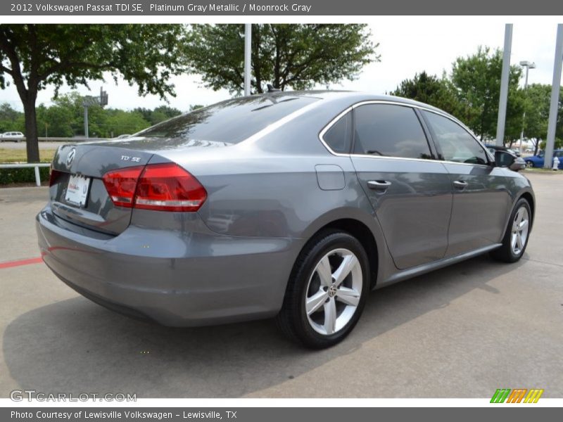 Platinum Gray Metallic / Moonrock Gray 2012 Volkswagen Passat TDI SE