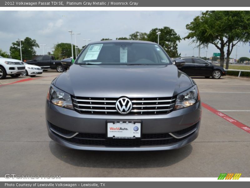 Platinum Gray Metallic / Moonrock Gray 2012 Volkswagen Passat TDI SE