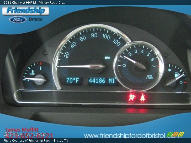Victory Red / Gray 2011 Chevrolet HHR LT