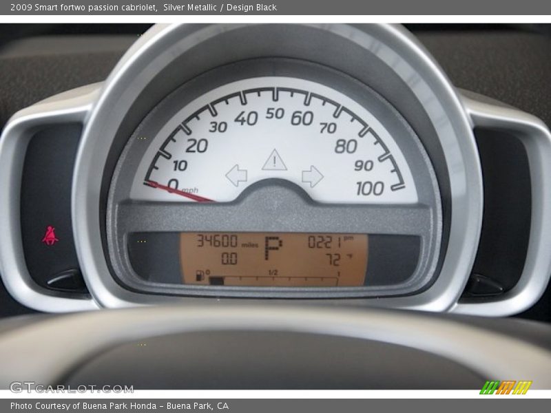 Silver Metallic / Design Black 2009 Smart fortwo passion cabriolet