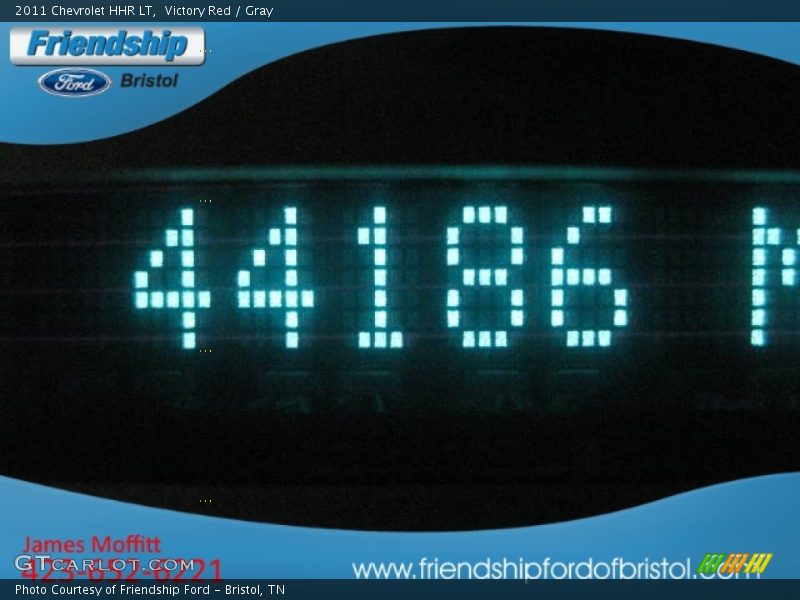 Victory Red / Gray 2011 Chevrolet HHR LT