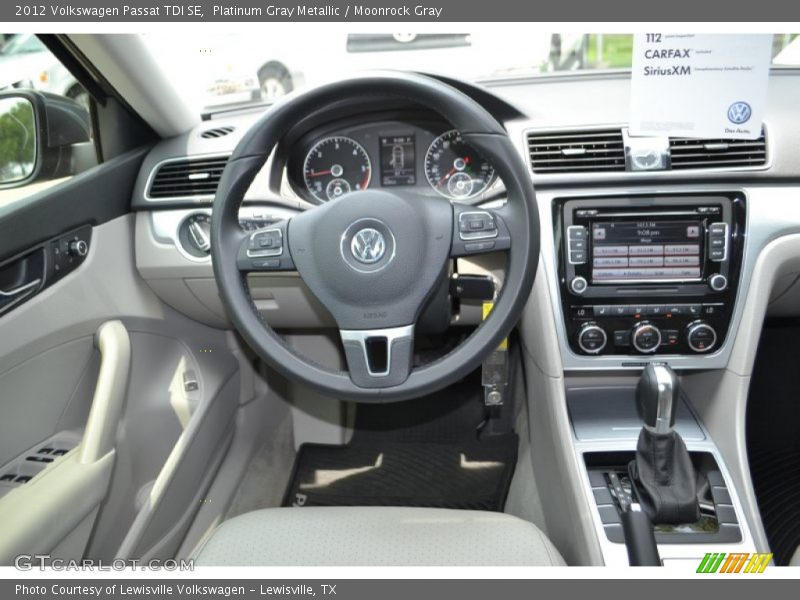 Platinum Gray Metallic / Moonrock Gray 2012 Volkswagen Passat TDI SE