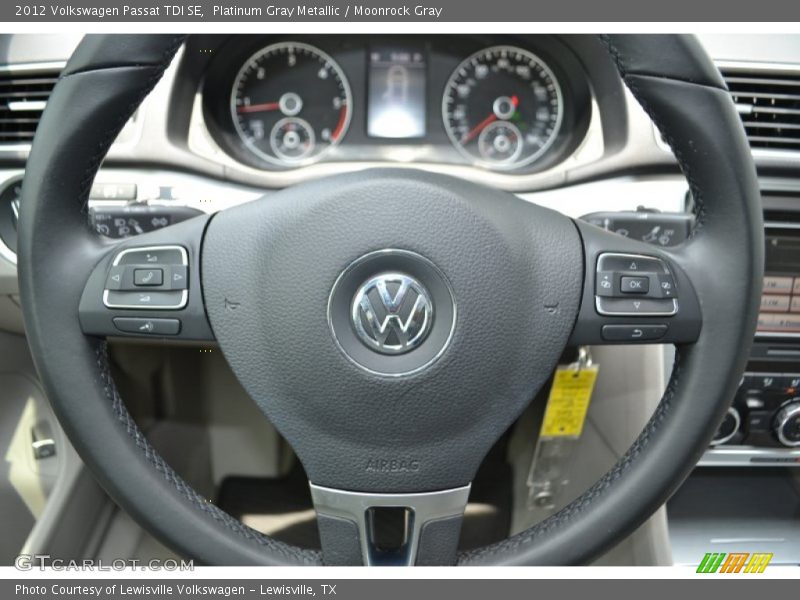 Platinum Gray Metallic / Moonrock Gray 2012 Volkswagen Passat TDI SE