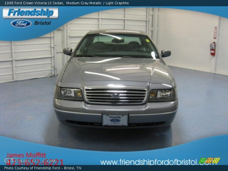 Medium Gray Metallic / Light Graphite 1998 Ford Crown Victoria LX Sedan