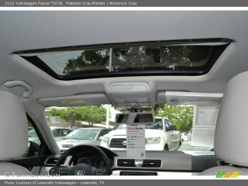 Platinum Gray Metallic / Moonrock Gray 2012 Volkswagen Passat TDI SE