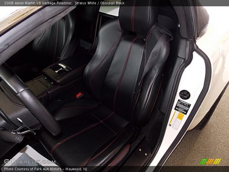 Front Seat of 2008 V8 Vantage Roadster