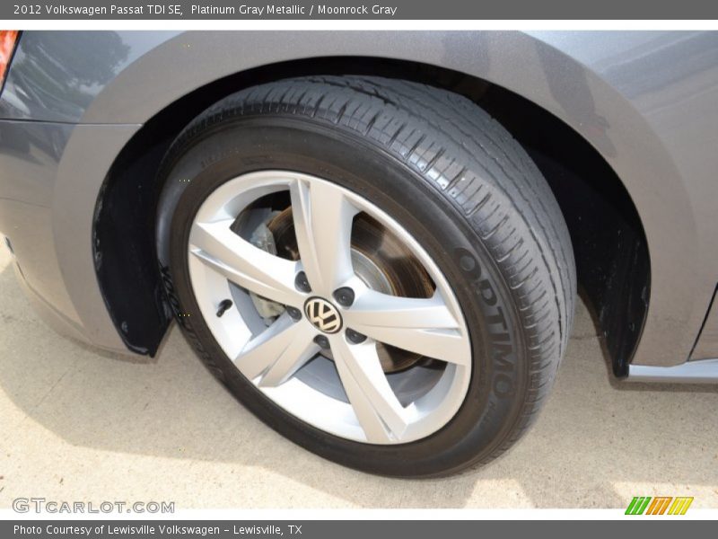 Platinum Gray Metallic / Moonrock Gray 2012 Volkswagen Passat TDI SE