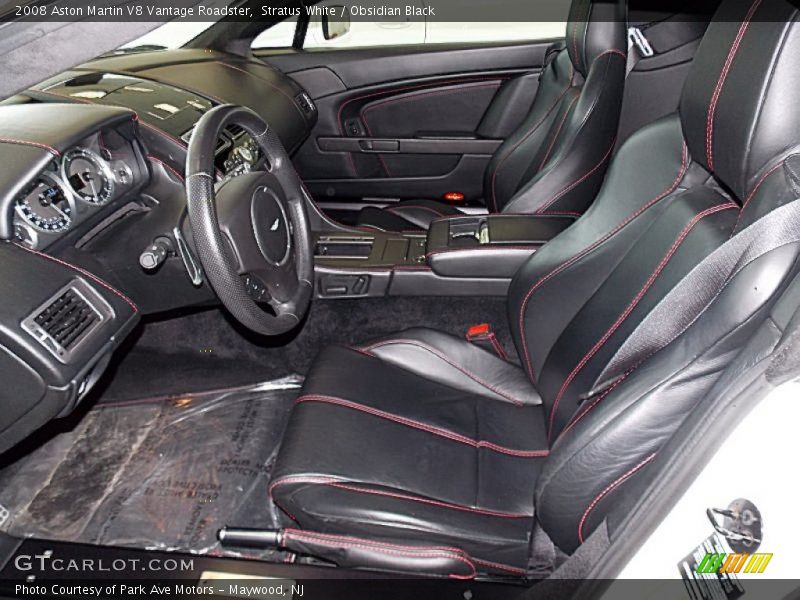  2008 V8 Vantage Roadster Obsidian Black Interior