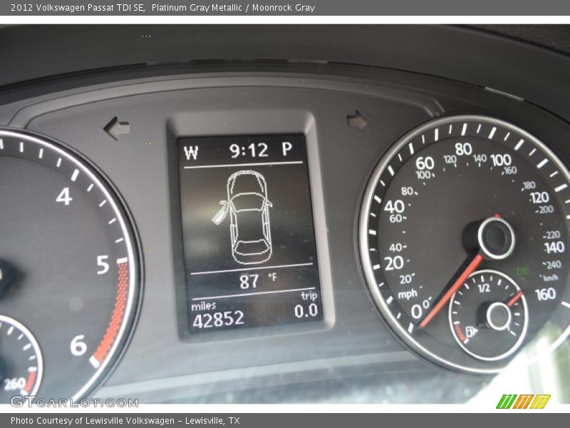 Platinum Gray Metallic / Moonrock Gray 2012 Volkswagen Passat TDI SE